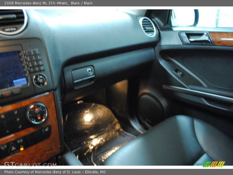 Black / Black 2008 Mercedes-Benz ML 350 4Matic