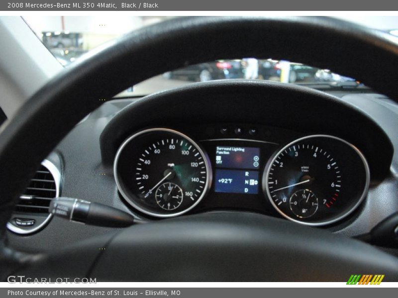 Black / Black 2008 Mercedes-Benz ML 350 4Matic