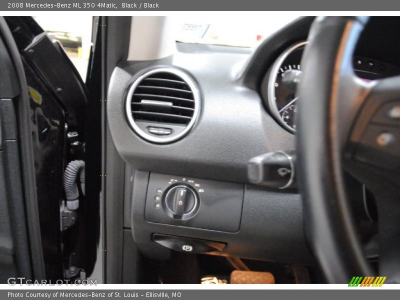 Black / Black 2008 Mercedes-Benz ML 350 4Matic