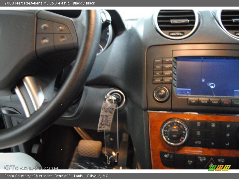 Black / Black 2008 Mercedes-Benz ML 350 4Matic