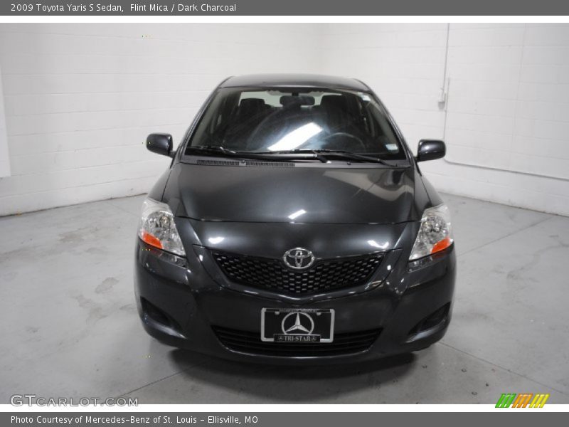 Flint Mica / Dark Charcoal 2009 Toyota Yaris S Sedan