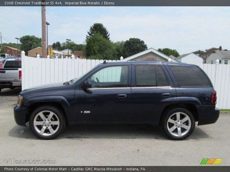 Imperial Blue Metallic / Ebony 2008 Chevrolet TrailBlazer SS 4x4