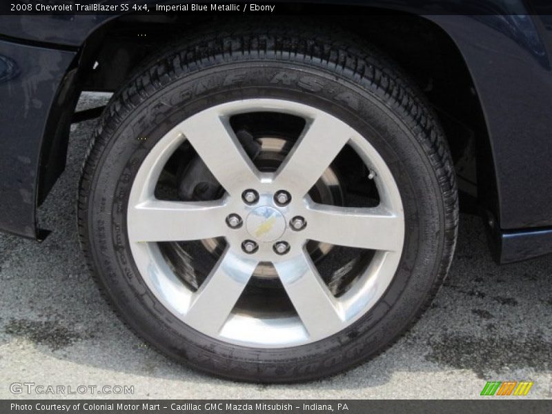 Imperial Blue Metallic / Ebony 2008 Chevrolet TrailBlazer SS 4x4