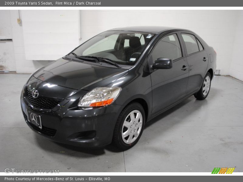 Flint Mica / Dark Charcoal 2009 Toyota Yaris S Sedan