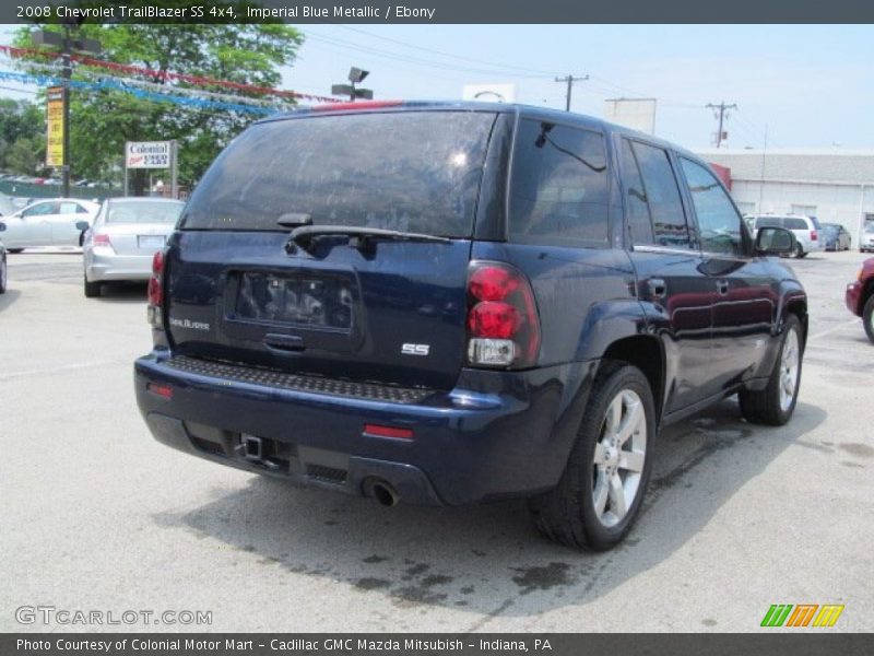 Imperial Blue Metallic / Ebony 2008 Chevrolet TrailBlazer SS 4x4