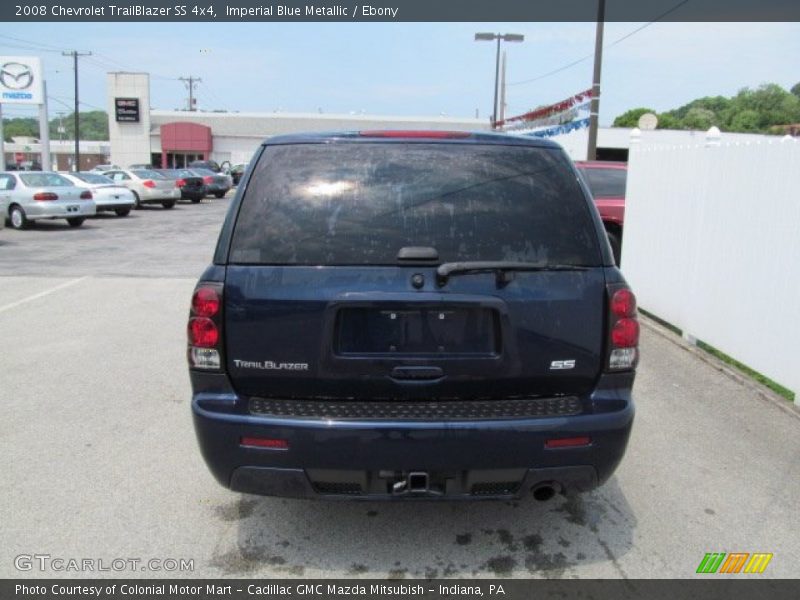 Imperial Blue Metallic / Ebony 2008 Chevrolet TrailBlazer SS 4x4