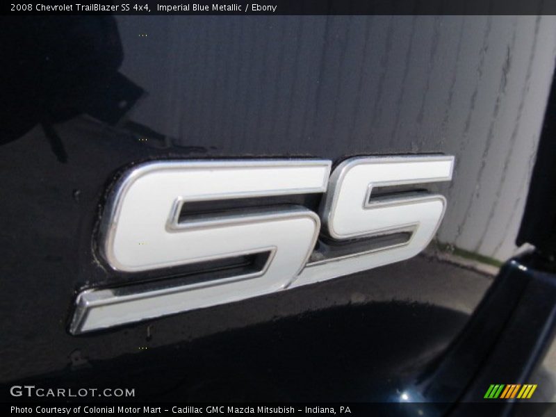 Imperial Blue Metallic / Ebony 2008 Chevrolet TrailBlazer SS 4x4