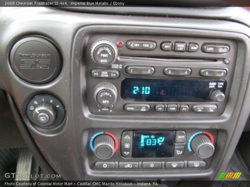 Imperial Blue Metallic / Ebony 2008 Chevrolet TrailBlazer SS 4x4