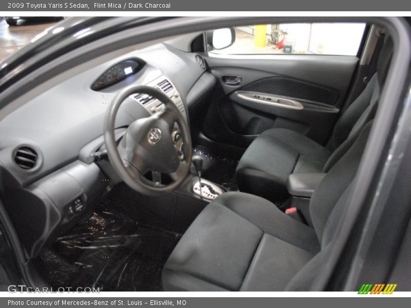 Flint Mica / Dark Charcoal 2009 Toyota Yaris S Sedan