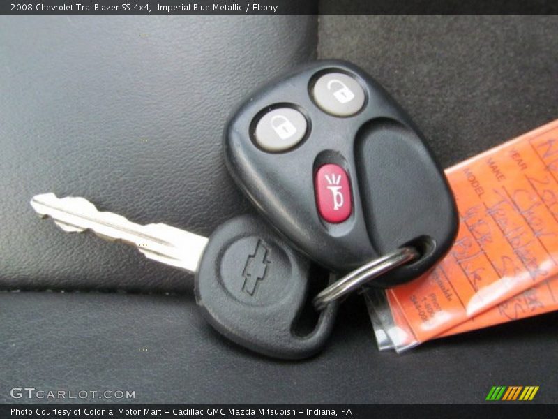 Imperial Blue Metallic / Ebony 2008 Chevrolet TrailBlazer SS 4x4