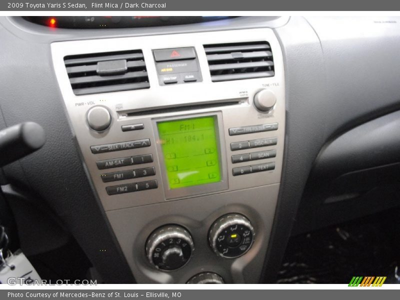 Flint Mica / Dark Charcoal 2009 Toyota Yaris S Sedan