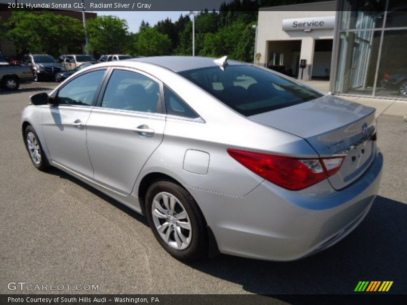 Radiant Silver / Gray 2011 Hyundai Sonata GLS