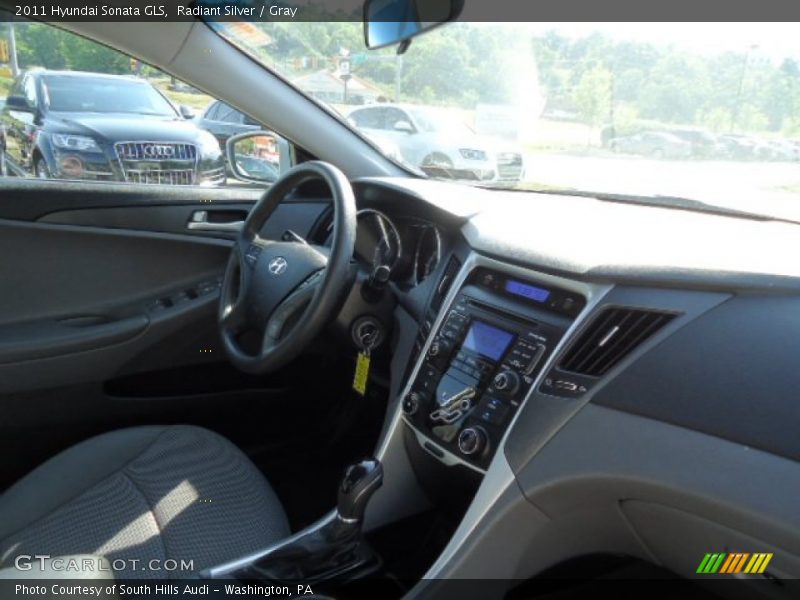 Radiant Silver / Gray 2011 Hyundai Sonata GLS