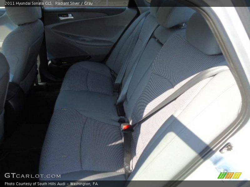 Radiant Silver / Gray 2011 Hyundai Sonata GLS