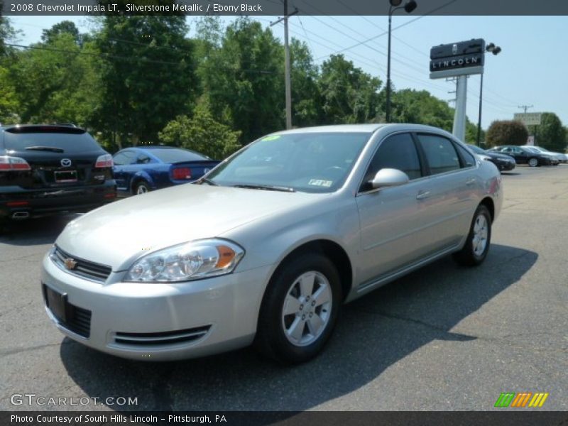 Silverstone Metallic / Ebony Black 2008 Chevrolet Impala LT