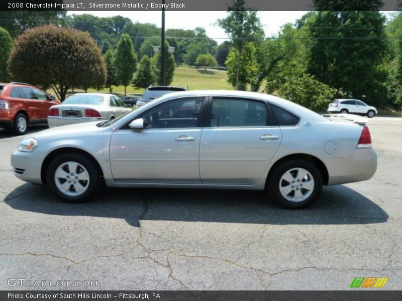 Silverstone Metallic / Ebony Black 2008 Chevrolet Impala LT