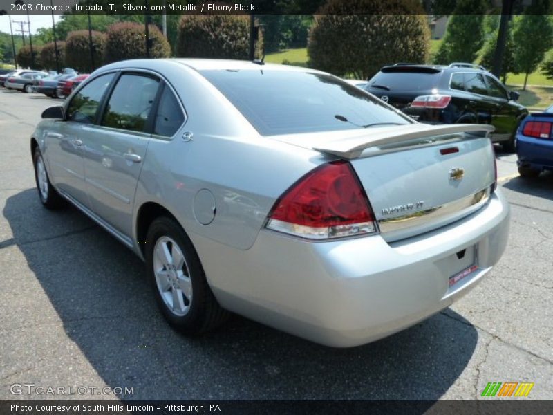Silverstone Metallic / Ebony Black 2008 Chevrolet Impala LT