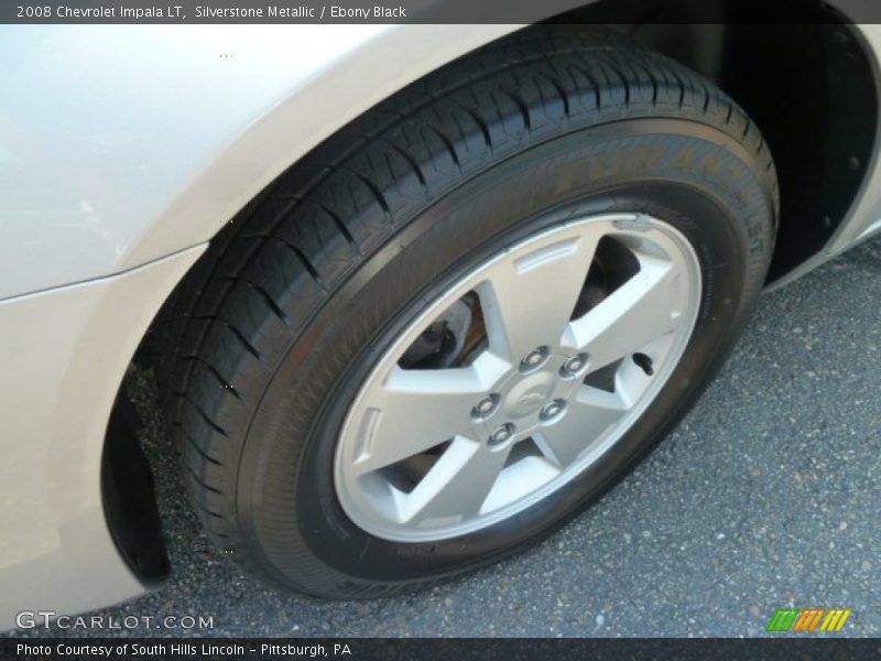 Silverstone Metallic / Ebony Black 2008 Chevrolet Impala LT