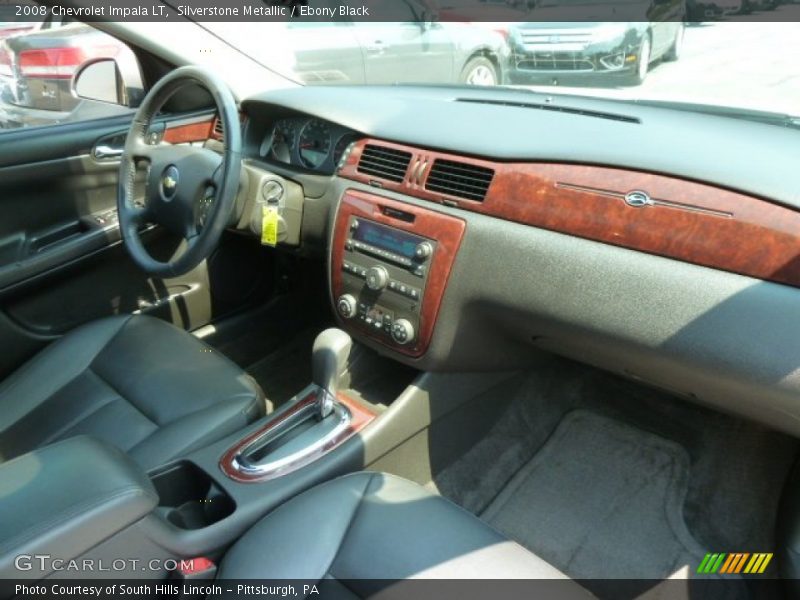 Silverstone Metallic / Ebony Black 2008 Chevrolet Impala LT