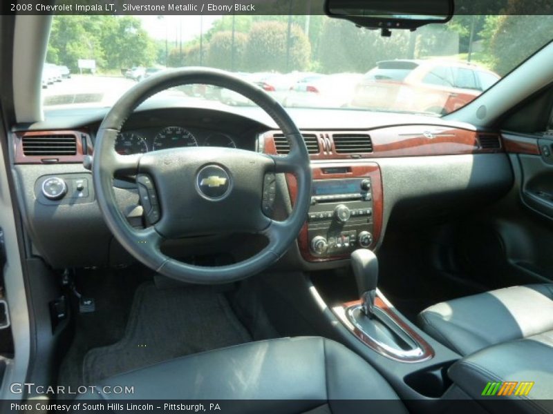 Silverstone Metallic / Ebony Black 2008 Chevrolet Impala LT