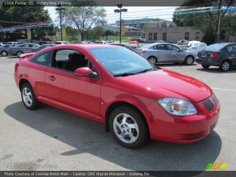 Victory Red / Ebony 2008 Pontiac G5