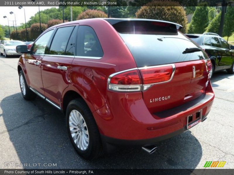 Red Candy Metallic / Medium Light Stone 2011 Lincoln MKX AWD