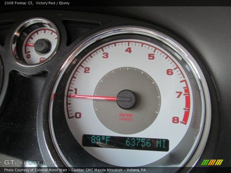 Victory Red / Ebony 2008 Pontiac G5