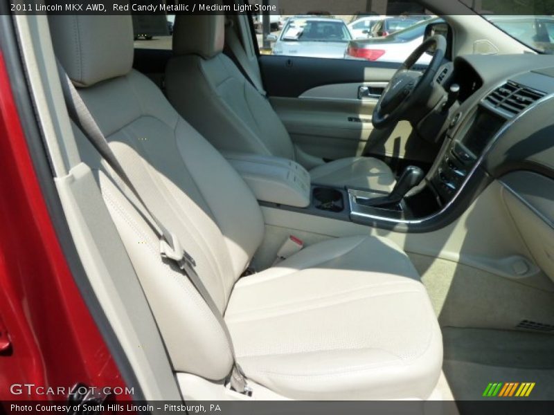 Red Candy Metallic / Medium Light Stone 2011 Lincoln MKX AWD