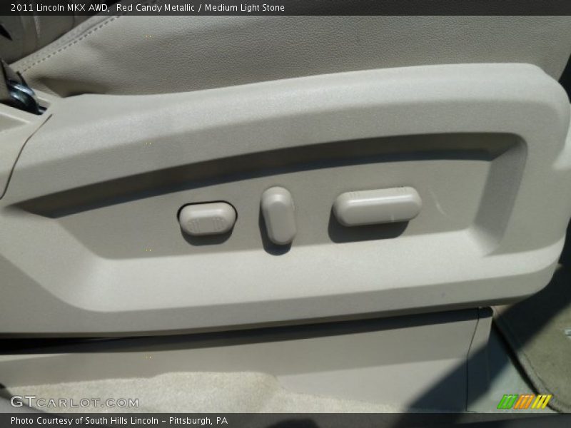 Red Candy Metallic / Medium Light Stone 2011 Lincoln MKX AWD