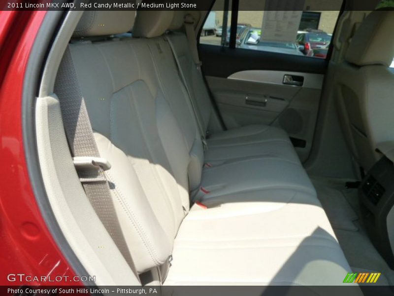 Red Candy Metallic / Medium Light Stone 2011 Lincoln MKX AWD