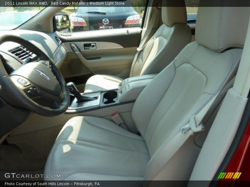 Red Candy Metallic / Medium Light Stone 2011 Lincoln MKX AWD