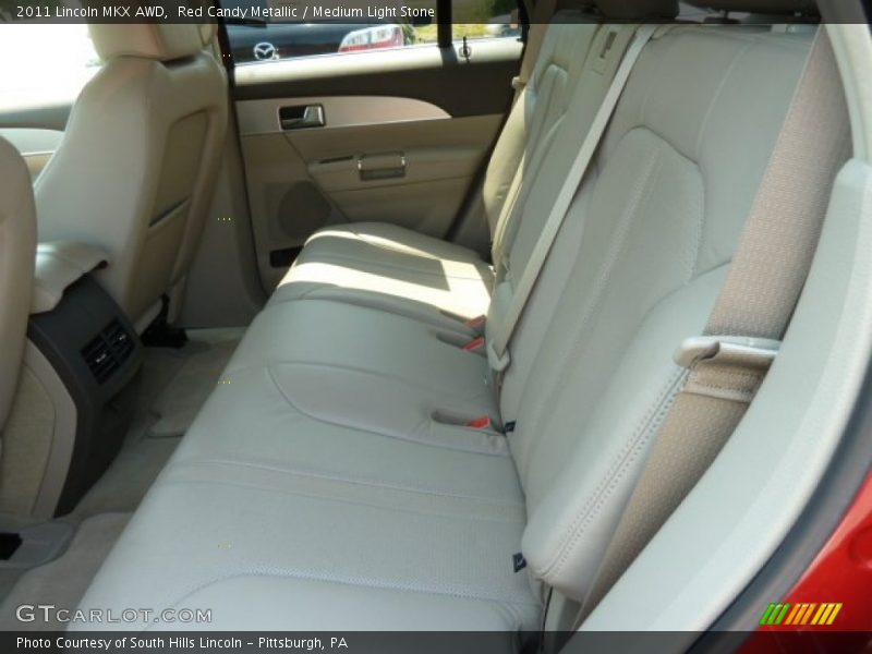 Red Candy Metallic / Medium Light Stone 2011 Lincoln MKX AWD