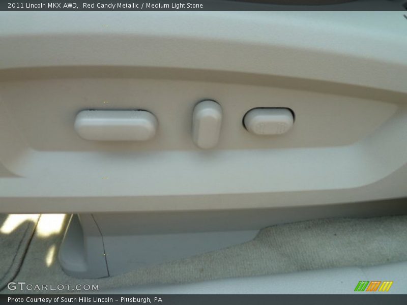 Red Candy Metallic / Medium Light Stone 2011 Lincoln MKX AWD