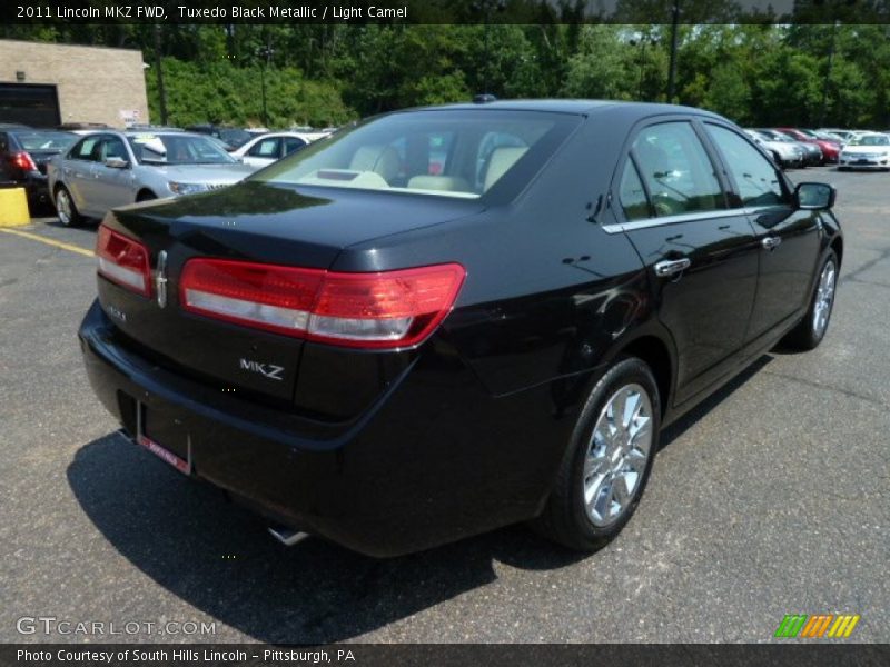 Tuxedo Black Metallic / Light Camel 2011 Lincoln MKZ FWD