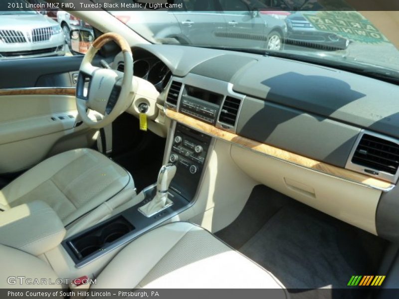 Tuxedo Black Metallic / Light Camel 2011 Lincoln MKZ FWD