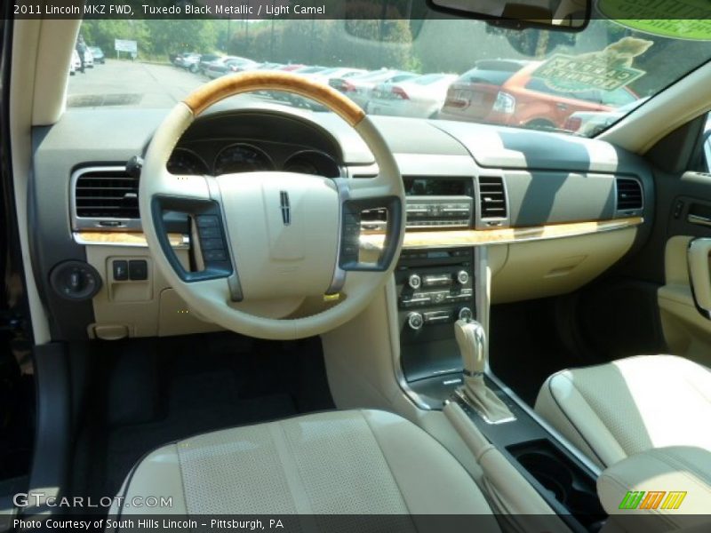 Tuxedo Black Metallic / Light Camel 2011 Lincoln MKZ FWD