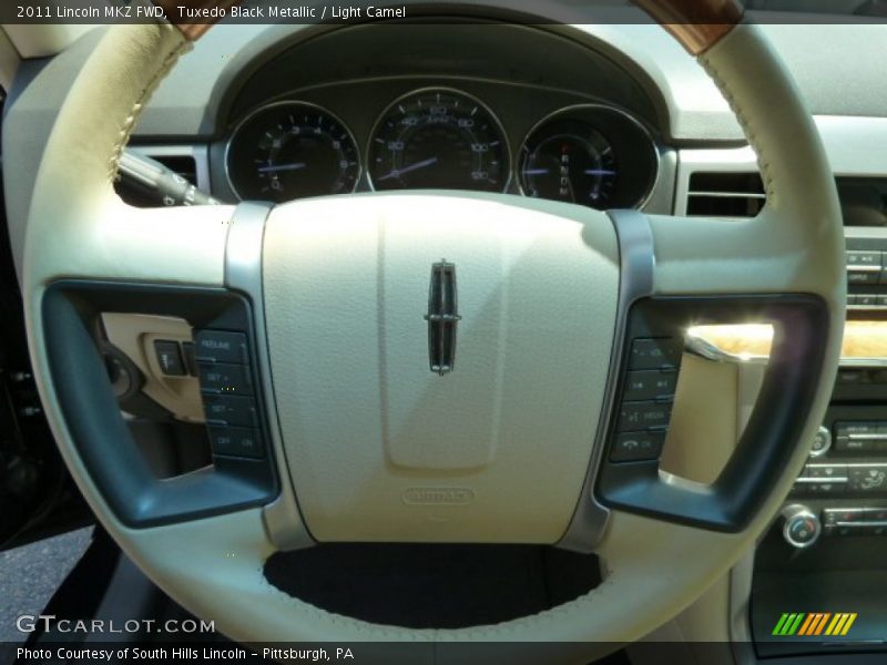 Tuxedo Black Metallic / Light Camel 2011 Lincoln MKZ FWD