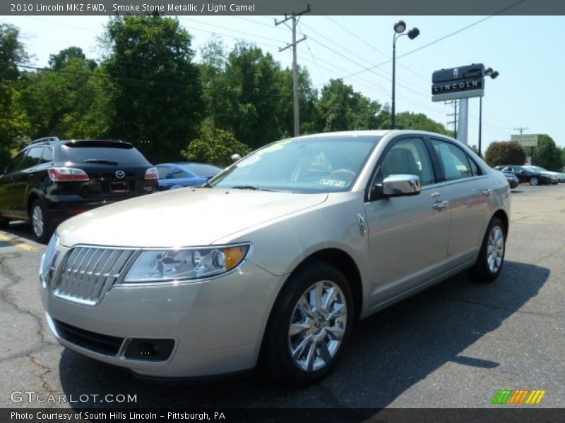 Smoke Stone Metallic / Light Camel 2010 Lincoln MKZ FWD