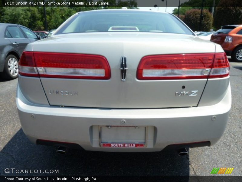Smoke Stone Metallic / Light Camel 2010 Lincoln MKZ FWD