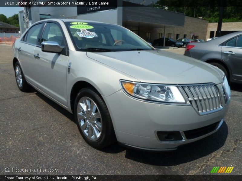 Smoke Stone Metallic / Light Camel 2010 Lincoln MKZ FWD