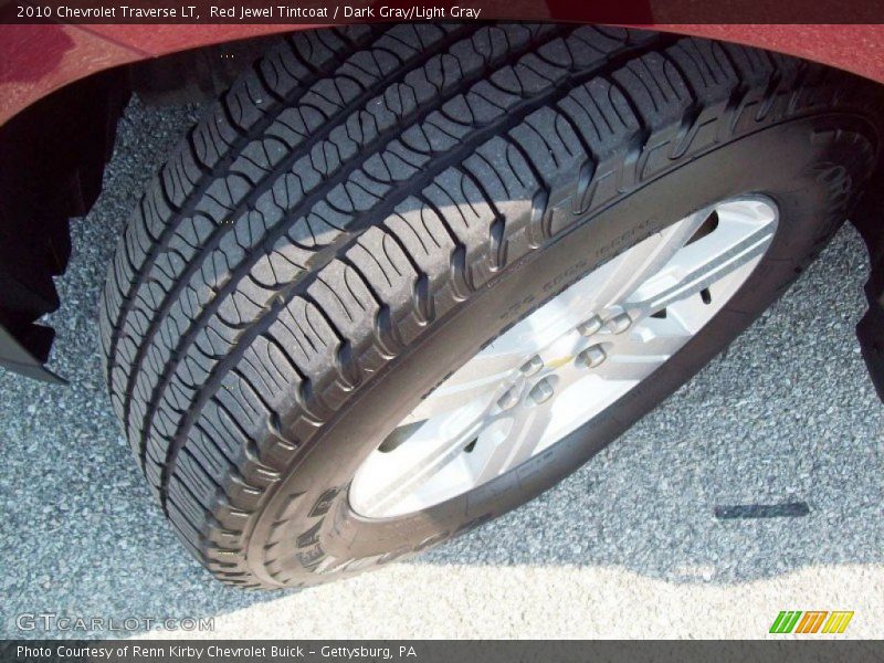 Red Jewel Tintcoat / Dark Gray/Light Gray 2010 Chevrolet Traverse LT