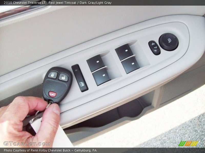 Red Jewel Tintcoat / Dark Gray/Light Gray 2010 Chevrolet Traverse LT
