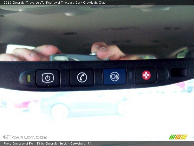 Red Jewel Tintcoat / Dark Gray/Light Gray 2010 Chevrolet Traverse LT