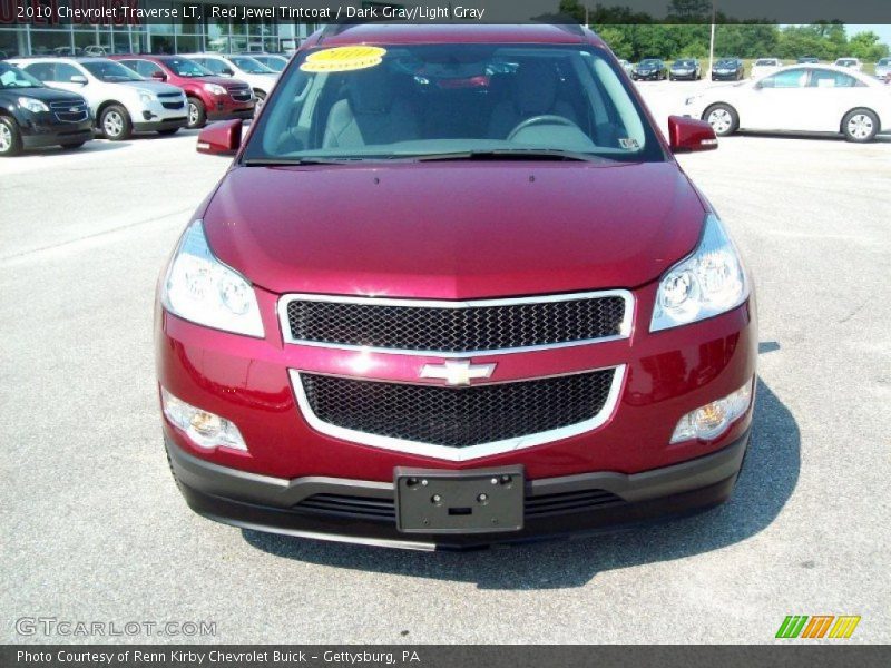 Red Jewel Tintcoat / Dark Gray/Light Gray 2010 Chevrolet Traverse LT
