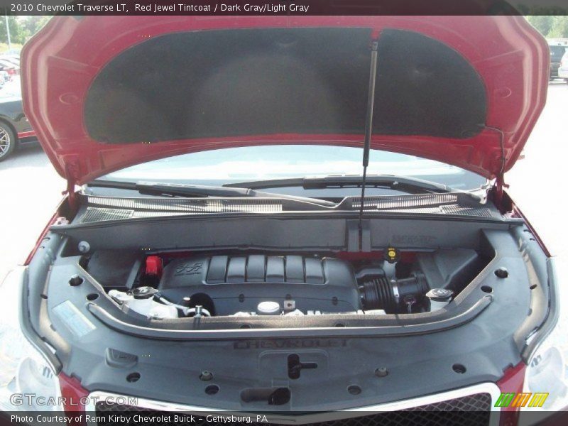 Red Jewel Tintcoat / Dark Gray/Light Gray 2010 Chevrolet Traverse LT