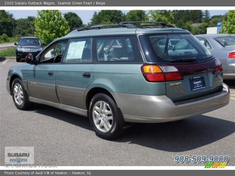 Seamist Green Pearl / Beige 2003 Subaru Outback Wagon
