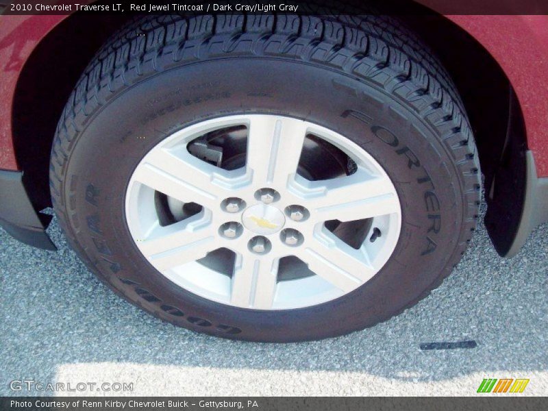 Red Jewel Tintcoat / Dark Gray/Light Gray 2010 Chevrolet Traverse LT