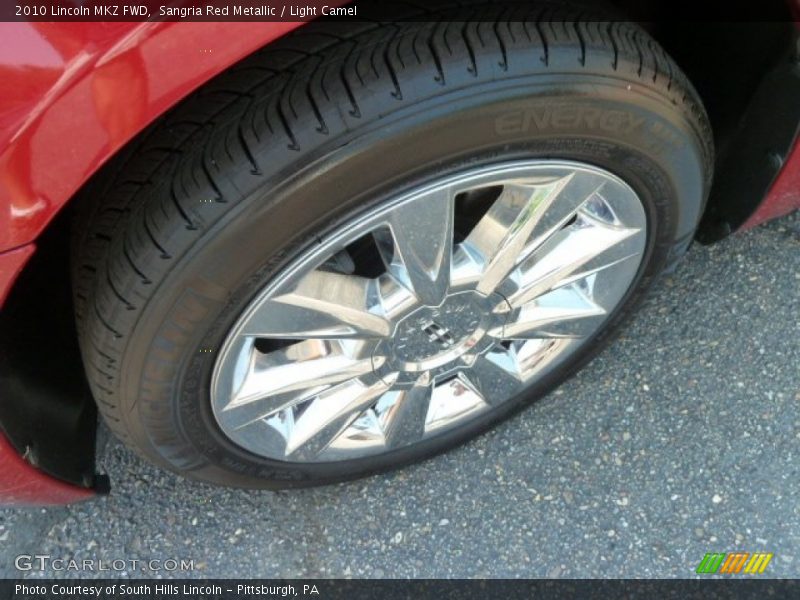 Sangria Red Metallic / Light Camel 2010 Lincoln MKZ FWD
