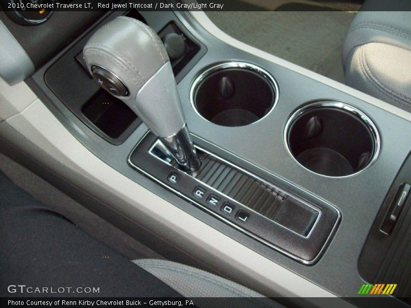 Red Jewel Tintcoat / Dark Gray/Light Gray 2010 Chevrolet Traverse LT