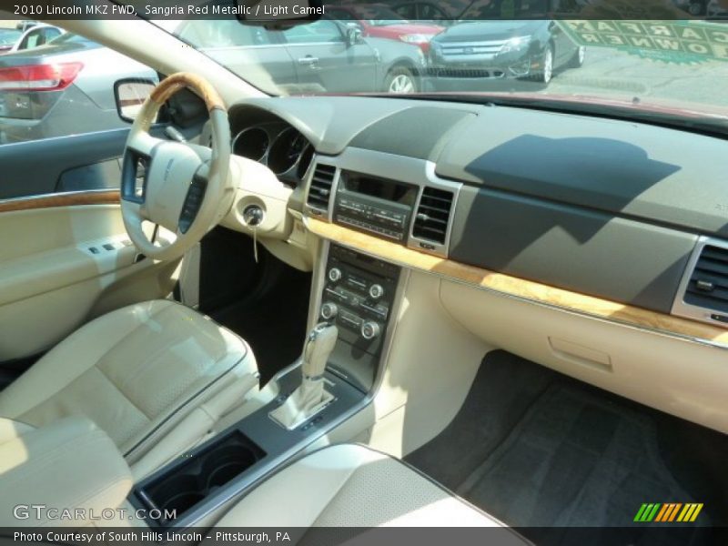 Sangria Red Metallic / Light Camel 2010 Lincoln MKZ FWD